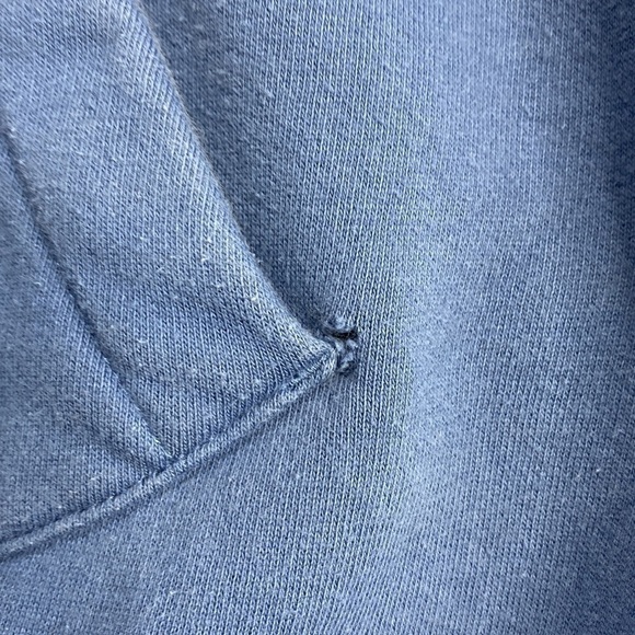 Vintage Nike Mini Swoosh Hooded Hoodie Sweatshirt Size Medium - Picture 8 of 9